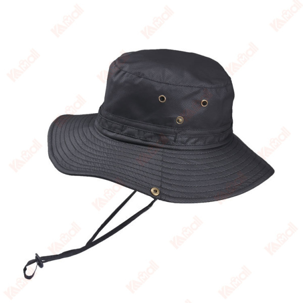 black fishing cycling summer hats